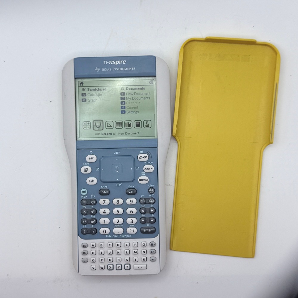 Texas Instruments TI-Nspire Graphing Calculator OS Touchpad Yellow Case